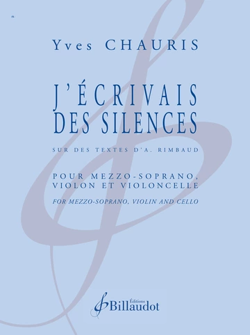 J’écrivais des silences Visuel